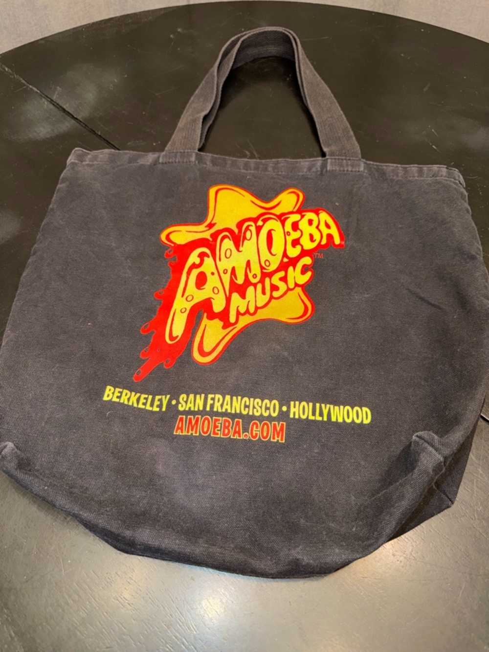 Black Logo Tote Bag